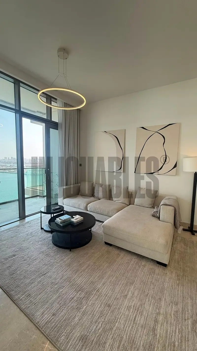 Sea View 2BR | Furnished | Balcony & Modern Interiors