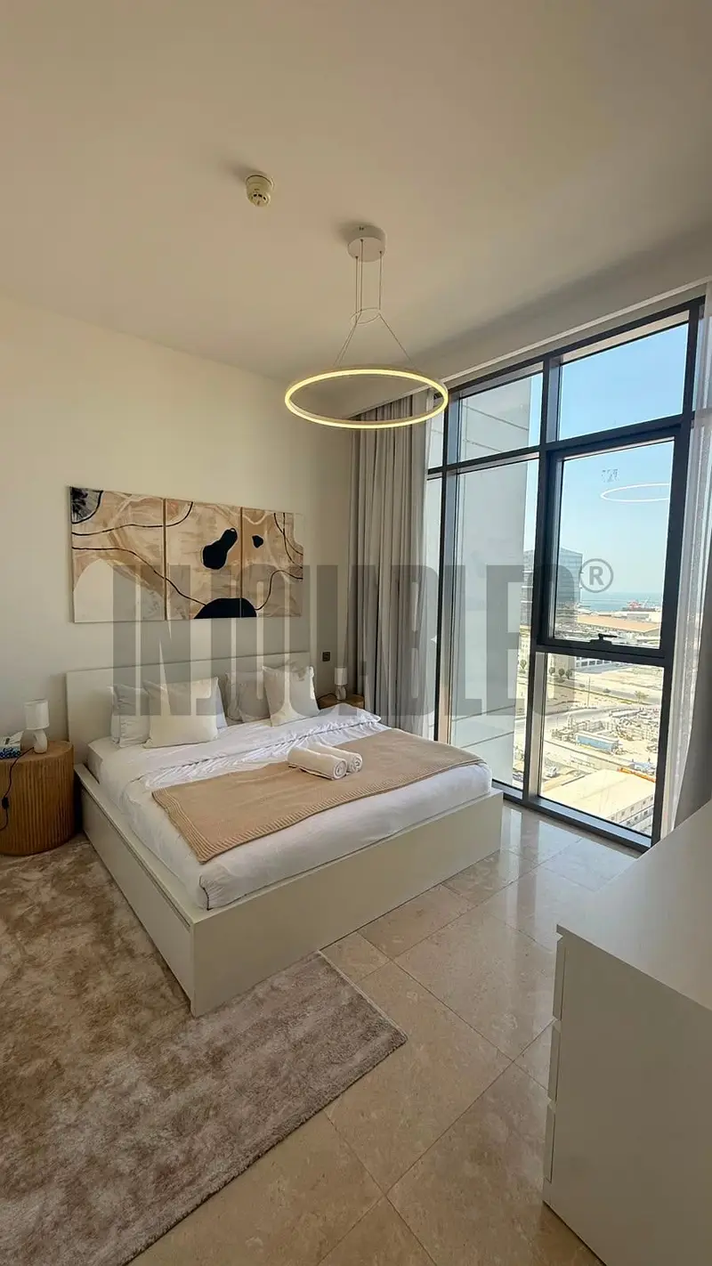 Sea View 2BR | Furnished | Balcony & Modern Interiors