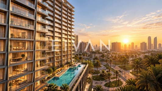 1 Спальня Апартамент Продажа в Дубай Хелскер Сити Фаза 2, Дубай - Golden-Hour Luxury Residence and Cityscape. png