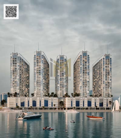3 habitaciones Apartamento para en Venta en Al Rashidiya, Ajman - ajman creek towers creek view 2_qr. jpg 3 habitaciones Apartamento para en Venta en Al Rashidiya, Ajman - ajman creek towers creek view 2_qr. jpg