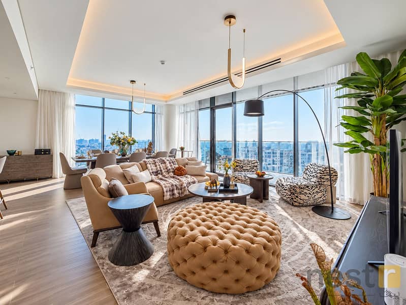 Modern Luxury Living Room with City Views. png Modern Luxury Living Room with City Views. png