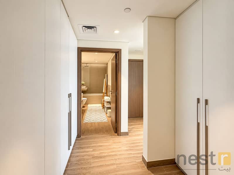 12 Modern Hallway and Warm Bathroom View. png