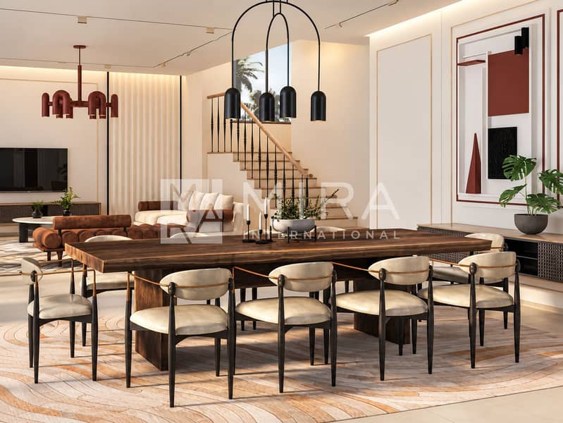 3 Elegant dining room garden view-10