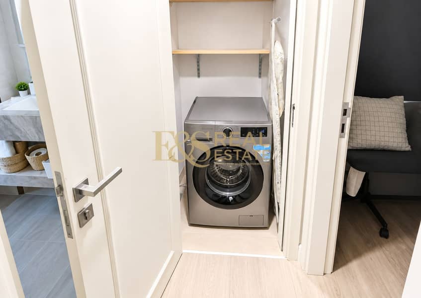 5 Bright Modern Laundry Alcove with Washer. png