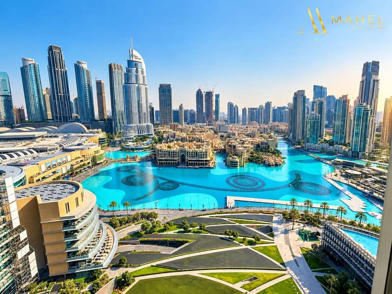 Dubai Downtown Fountain Skyline. png Dubai Downtown Fountain Skyline. png