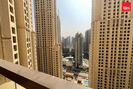 2 Bedroom Apartment for Rent in Jumeirah Beach Residence (JBR), Dubai - Spacious | Balcony | Full Marina View | Maid Room 2 Bedroom Apartment for Rent in Jumeirah Beach Residence (JBR), Dubai - Spacious | Balcony | Full Marina View | Maid Room