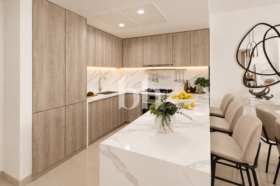10 Warm Minimalist Marble Kitchen