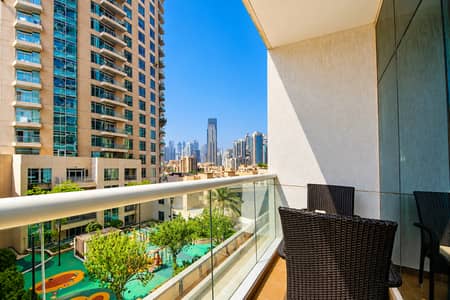 Studio de à à louer à Downtown Dubai, Dubai - Balcony2. jpg Studio de à à louer à Downtown Dubai, Dubai - Balcony2. jpg