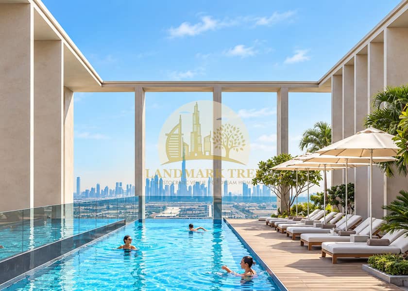2 Rooftop Infinity Pool Over Dubai Skyline. png