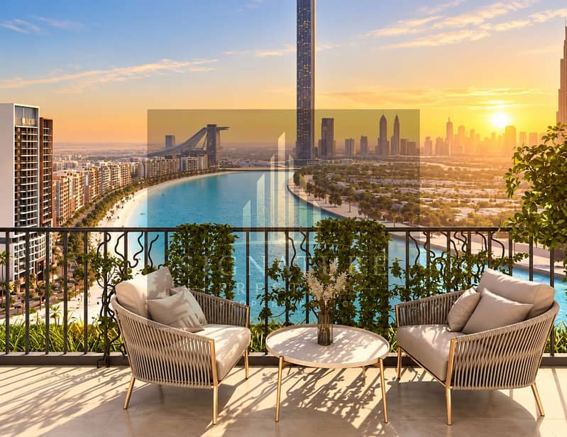 2 Golden Hour Balcony Overlooking Turquoise Lagoon. png