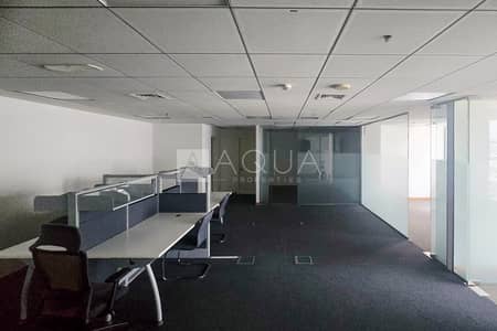 Office for Rent in Jumeirah Lake Towers (JLT), Dubai - Furnished Office | Partitioned | Near Metro
