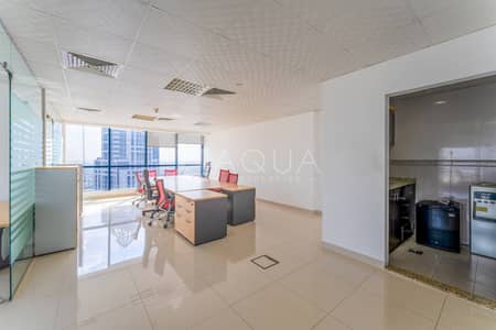 Office for Rent in Jumeirah Lake Towers (JLT), Dubai - Washroom & Pantry l High Floor | Furnished