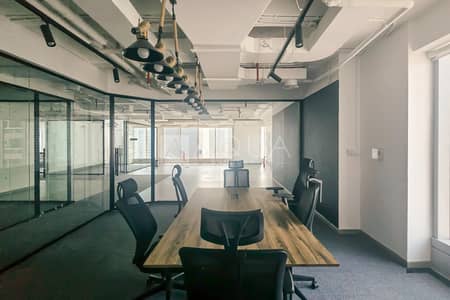 Office for Rent in Jumeirah Lake Towers (JLT), Dubai - Furnished Office | Partitioned | Near Metro