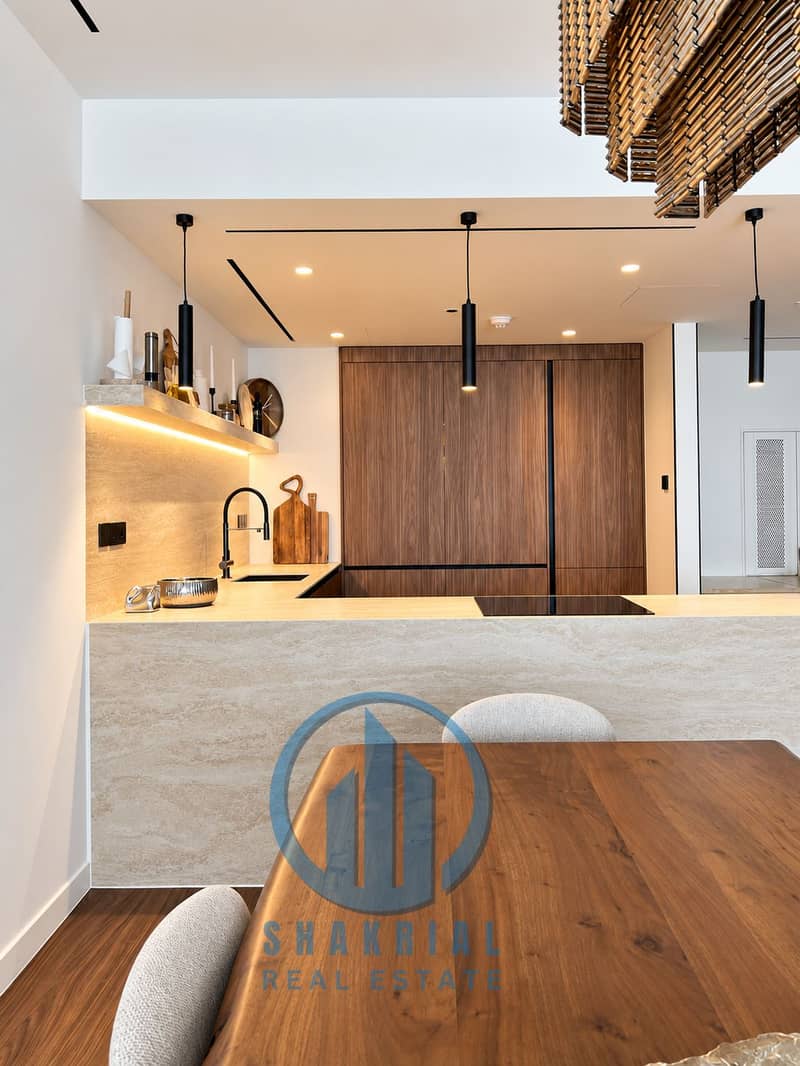 8 Warm Minimalist Walnut Kitchen Interior. png
