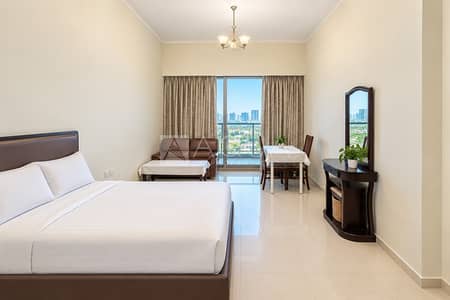 Studio for Rent in Dubai Sports City, Dubai - Golf View | Furnished l Unfurnished