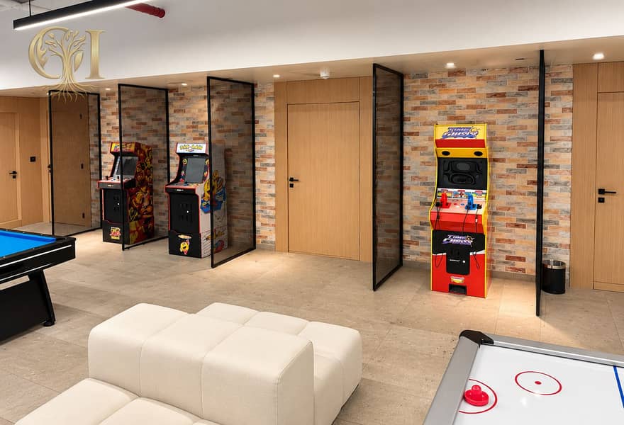 15 Modern Arcade Lounge with Classic Games. png