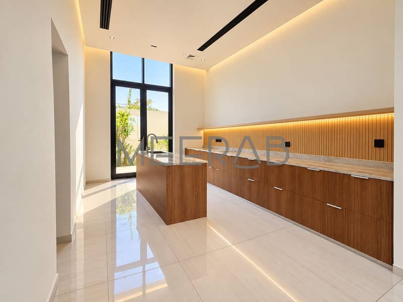 8 Minimal Walnut Kitchen with Garden Views. png