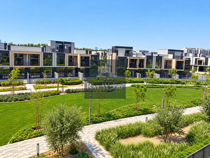 5 Modern Townhouses and Landscaped Courtyard. png