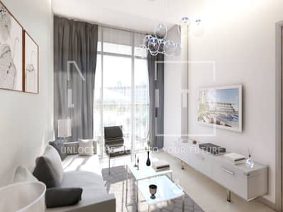 迪拜南部街区, 迪拜 1 卧室公寓待售 - Living-Room-01-scaled-1. jpg 迪拜南部街区, 迪拜 1 卧室公寓待售 - Living-Room-01-scaled-1. jpg