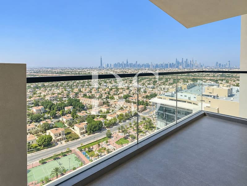 7 Modern Balcony Overlooking Dubai Skyline. png