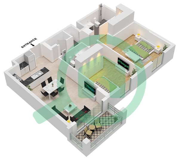 Type 3 Unit 5 Floor 6
Unit 6 Floor 5
Unit 7 Floor 1-4 Type 3 Unit 5 Floor 6
Unit 6 Floor 5
Unit 7 Floor 1-4