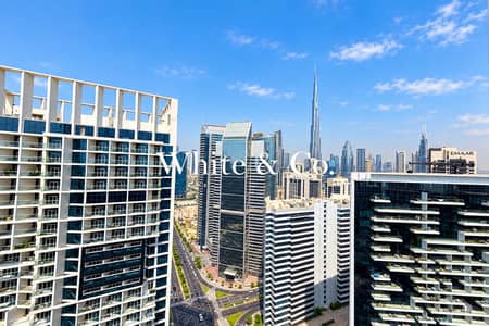1 Bedroom Apartment for Rent in Business Bay, Dubai - Burj Khalifa And Canal Views | Vacant Unit
