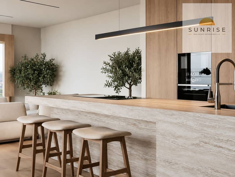 6 Serene Modern Kitchen with Stone Island. png