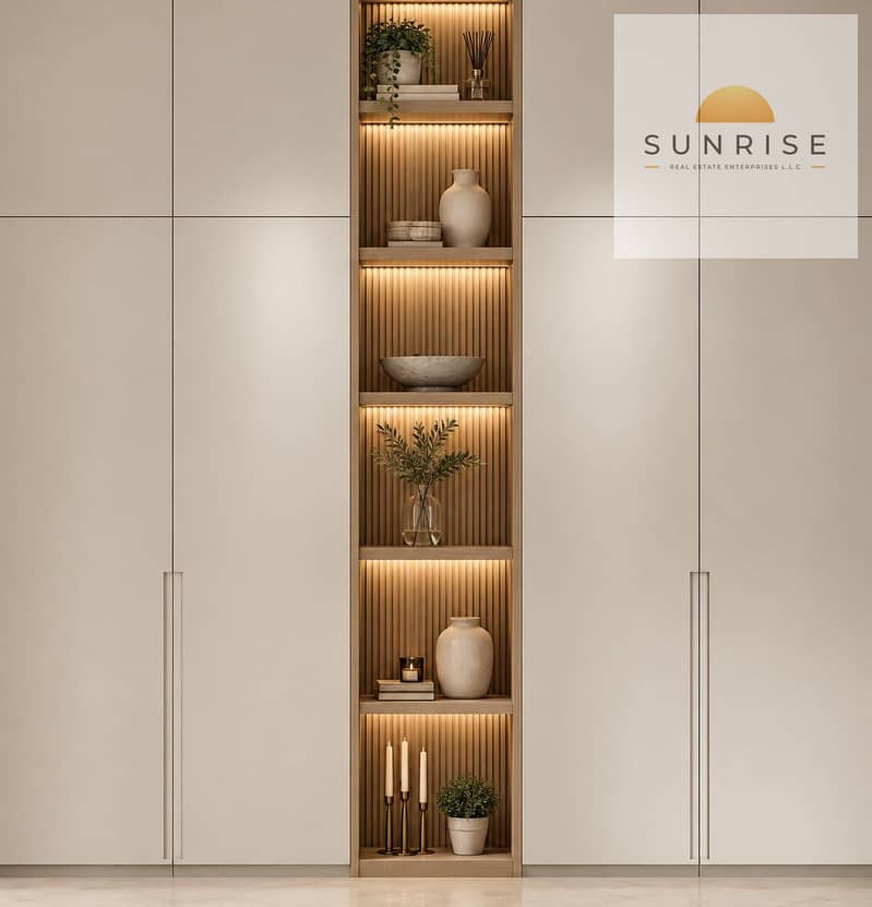 8 Minimalist Built-In Cabinetry with Warm Shelves. png