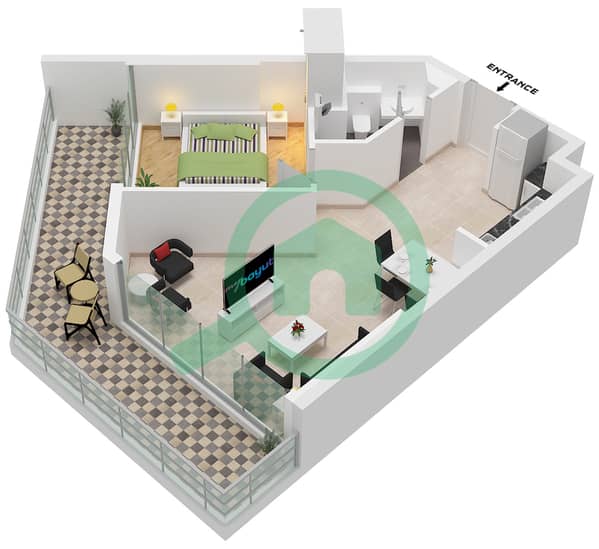 Type 2 Unit 8 Floor 1
Unit 10 Floor 2-6 Type 2 Unit 8 Floor 1
Unit 10 Floor 2-6