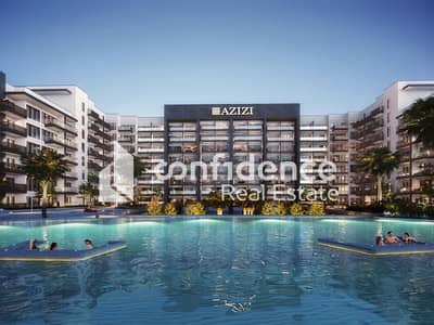 Studio for Sale in Dubai Studio City, Dubai - c3 pool evening. jpg