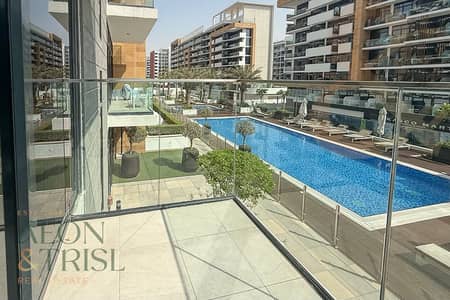 Studio for Rent in Meydan, Dubai - Fully Furnished | Pool View | Low Floor