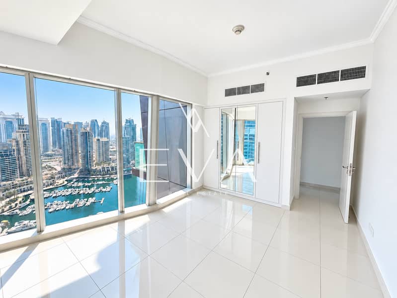 10 Bright Minimalist Bedroom with Marina Views