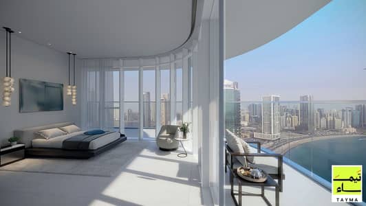 3 Camere Appartamento in vendita a Al Mamzar, Sharjah - 02. Living Room Day View. jpg 3 Camere Appartamento in vendita a Al Mamzar, Sharjah - 02. Living Room Day View. jpg