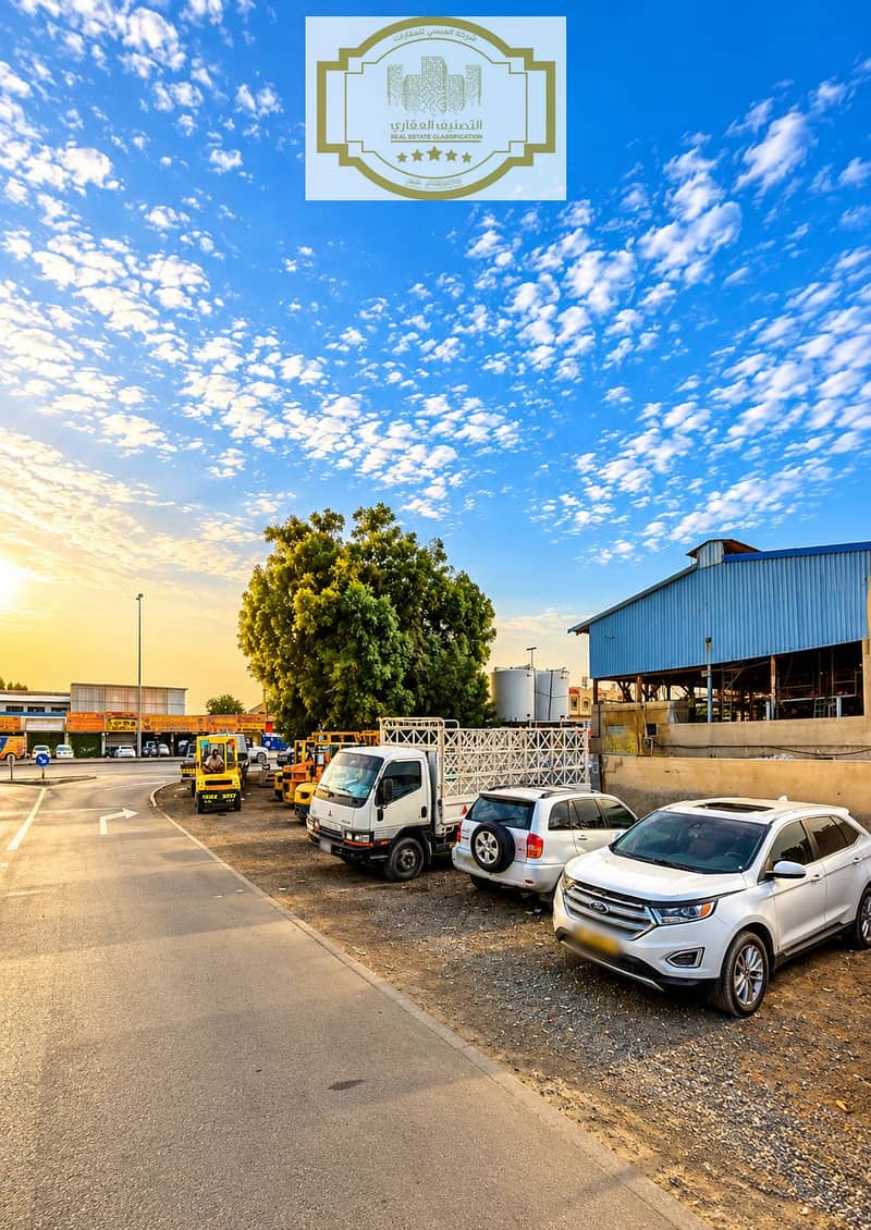 4 Sunlit Industrial Roadside Under Vast Skies. png
