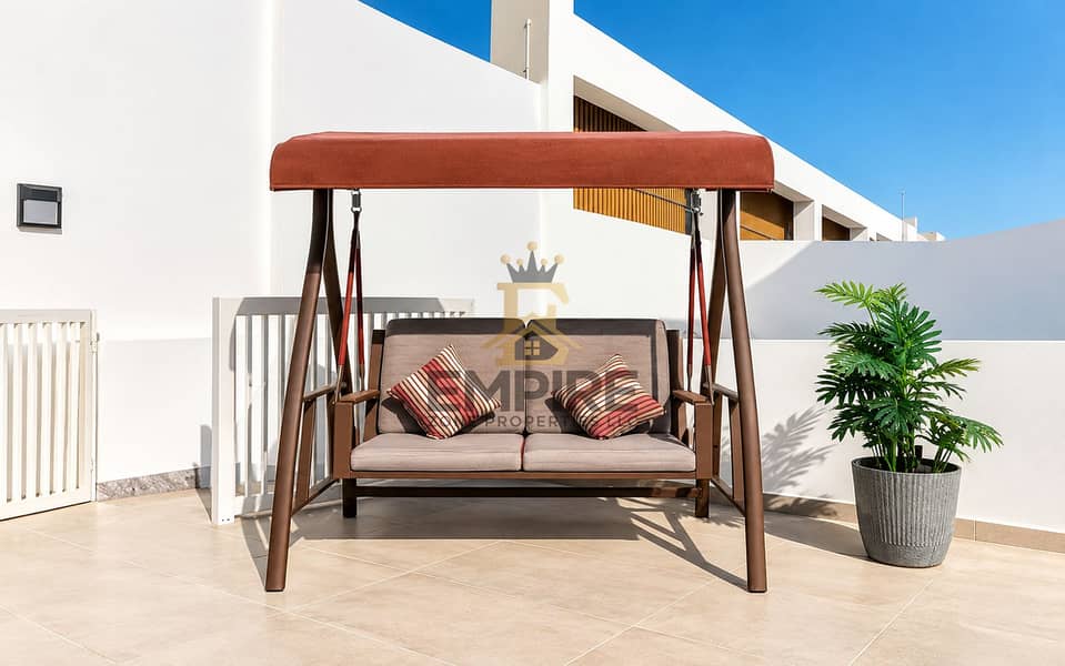 19 Sunny Modern Patio Swing Retreat. png