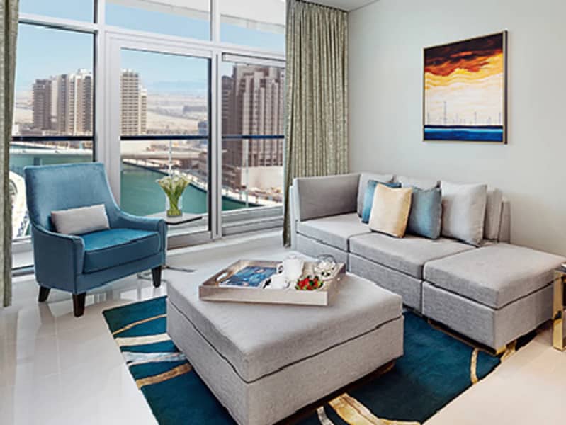 Furnished Studio | DAMAC Maison Bay's Edge | Canal & Skyline View