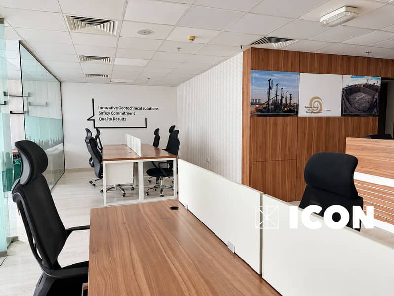 6 Bright, polished real estate office. png