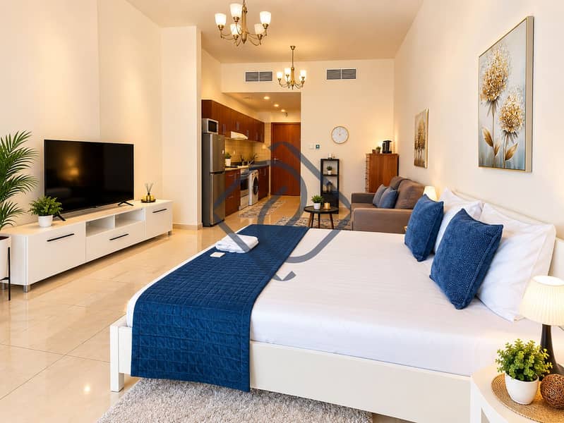 3 Cozy Modern Studio with Navy Accents. png