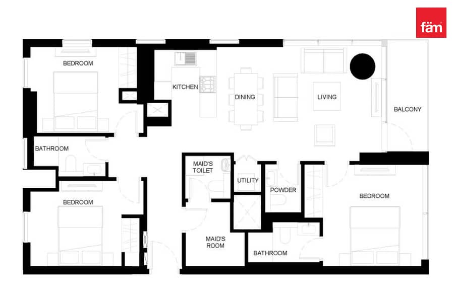 CornerUnit | Skyline Views | HighFloor | Maids CornerUnit | Skyline Views | HighFloor | Maids