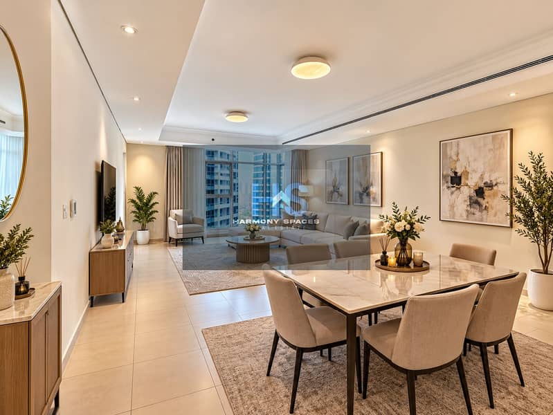 Modern High-Rise Living and Dining Room. png Modern High-Rise Living and Dining Room. png