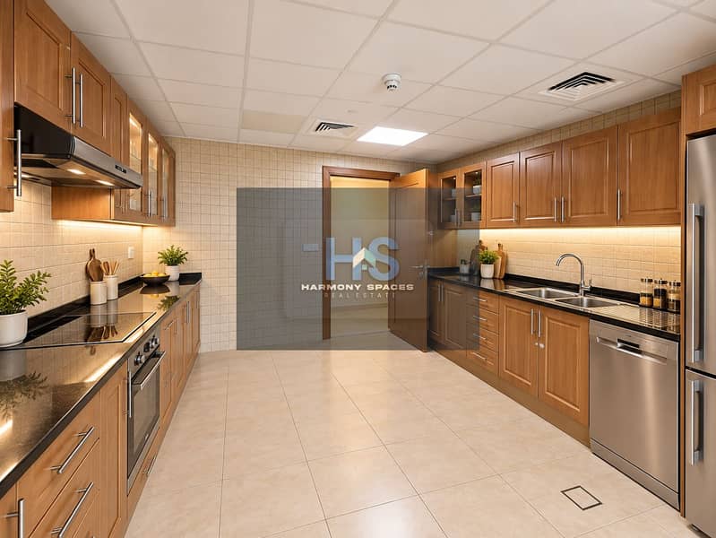 6 Warm Modern Galley Kitchen. png