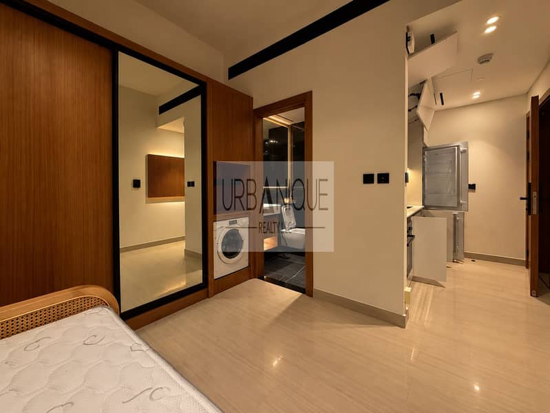 3 Warm Modern Apartment Interior at Night. png