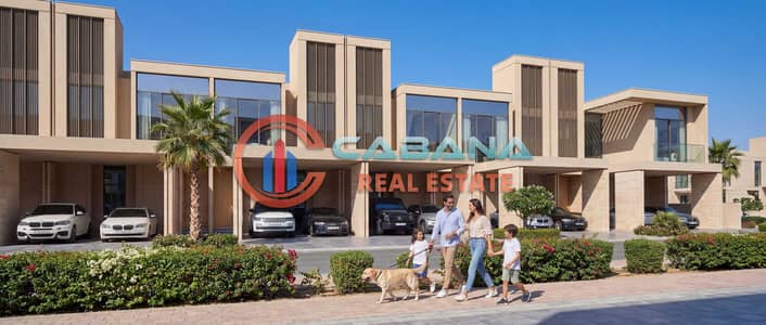 4 Camere Townhouse in vendita a Sobha Sanctuary, Dubai - 6PLEX-T4B-T4D_Front View_03 . jpg