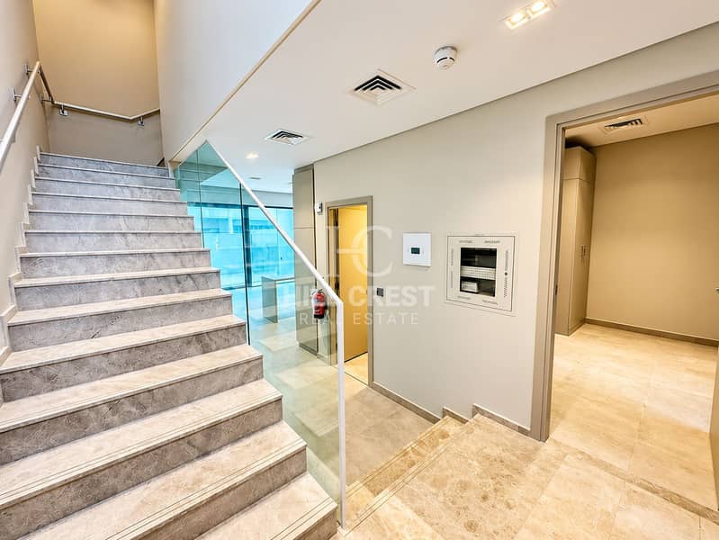 12 Modern Marble Stairwell and Hallway. png