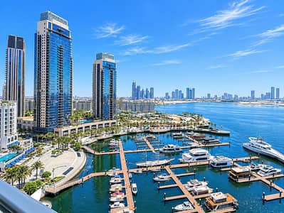3 Bedroom Flat for Rent in Dubai Creek Harbour, Dubai - READY TO MOVE | FULL BURJ, SEA & SKYLINE VIEW