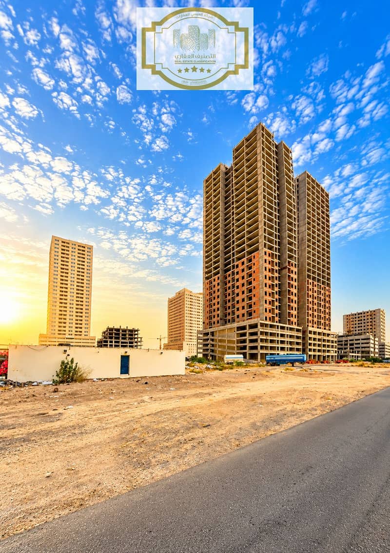 4 Golden-Hour High-Rise Construction Site. png