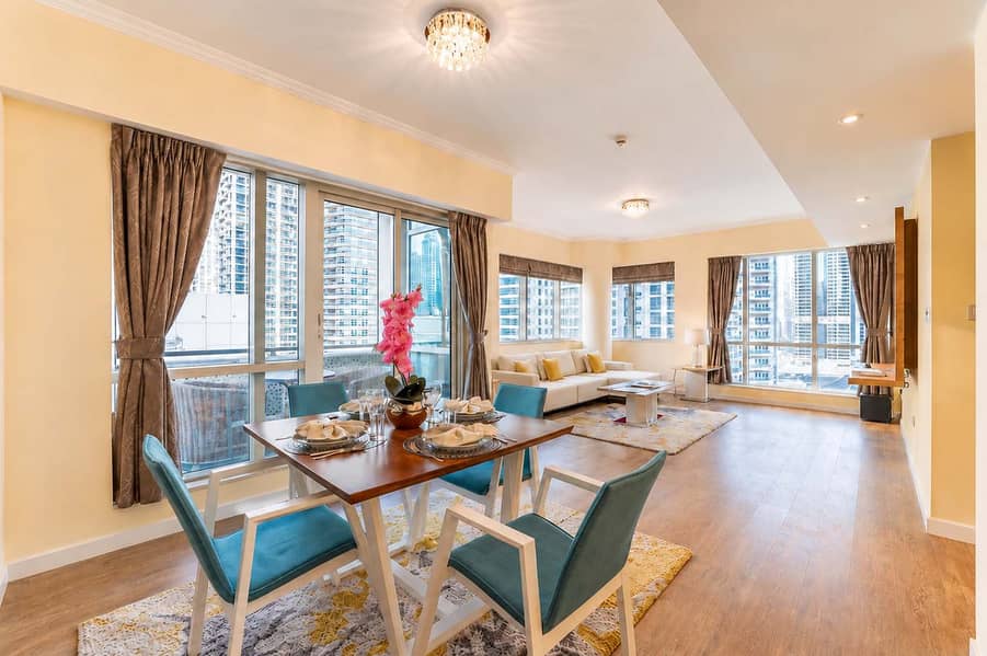 3 Dubai Marina 1BR Apartment with Gym & Pool