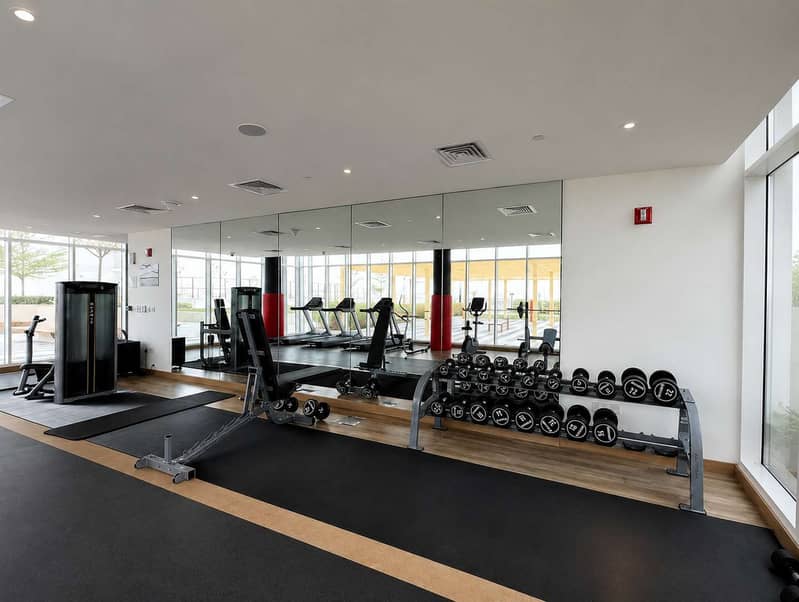 13 Damac Hills 1BR Apartment with Pool & Balcony