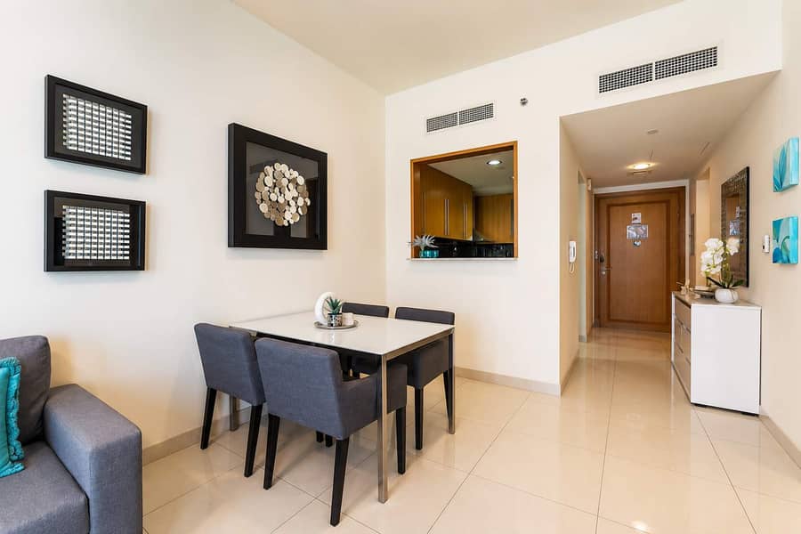 7 Dubai Apartment: 1BR with Pool, Gym & Balcony