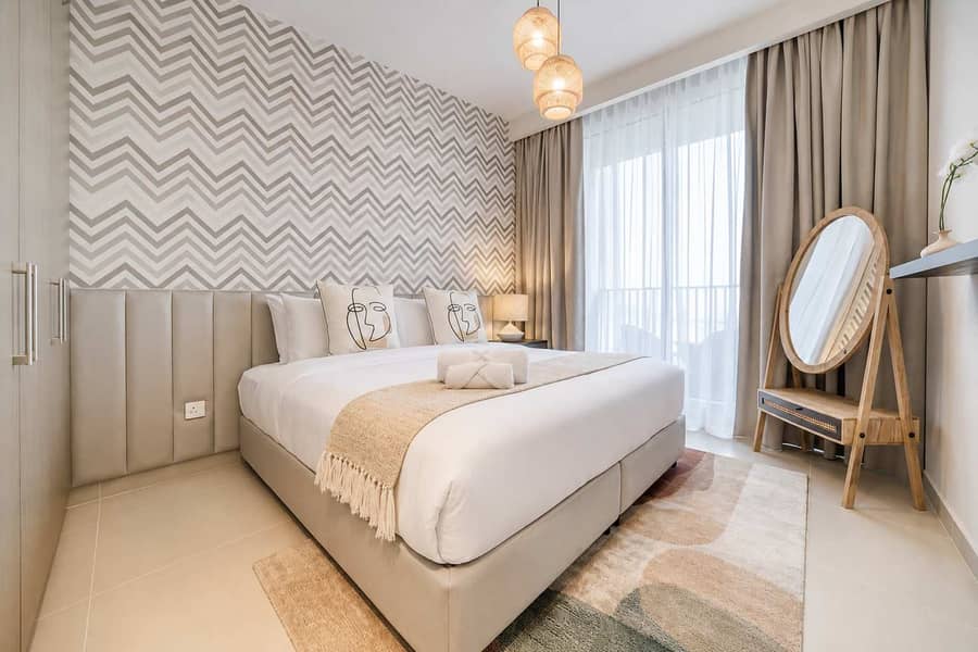 13 Harbour Gate 1BR: Balcony, Gym & Dubai Views!